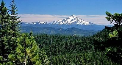 Mt. Jefferson as seen from the Big Slide Mountain trail